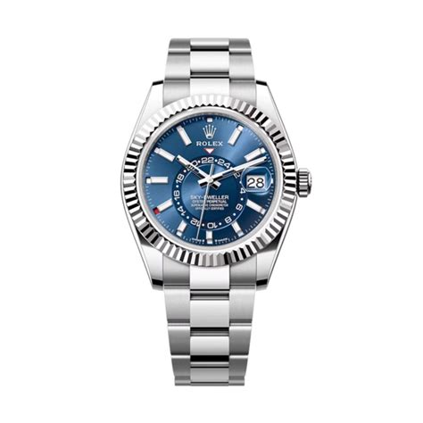 rolex sky dweller blue retail price